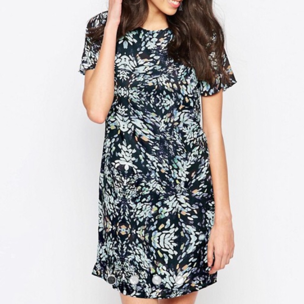 ASOS patterned shift dress